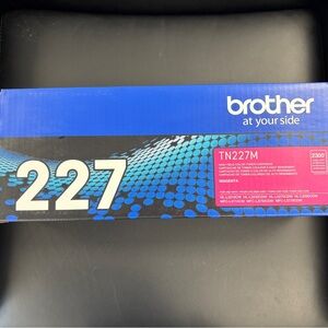 New in Box & Unopened, Brother TN227M Magenta Toner High Yield!